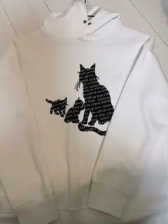 LANVIN en Bleu 猫 パーカー フーディ M