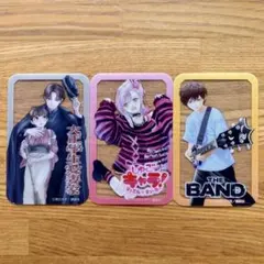 大正學生愛妻家・THE BAND・しゅごキャラ! カード、3枚セット