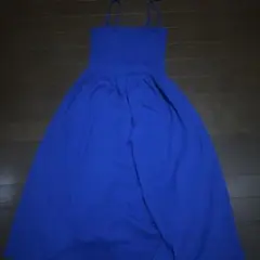 H&M 青色キャミワンピース