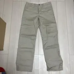 ベージュ チノパン 後ろポケット付き