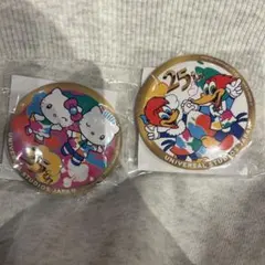 【未開封】USJ限定　25周年缶バッチ2個セットのサムネイル