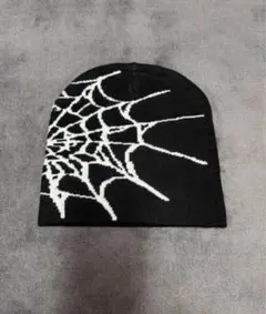 ビーニー 帽子 y2k 海外ストリート ユニセックス ニット帽 スパイダー