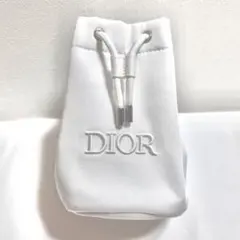 Dior ポーチ カプチュール 巾着 2024 ホワイト ノベルティ