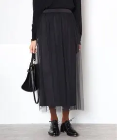 《期間限定値下げ》新品♡MUSE DeuxiemeClasse♡チュールスカートのサムネイル