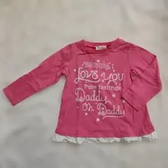 Daddy oh Daddy長袖 カットソー 長袖Tシャツ 100c