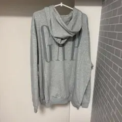 【美品】GAP フード付きジップアップパーカー グレー