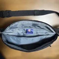 Champion ブラック ウエストポーチ