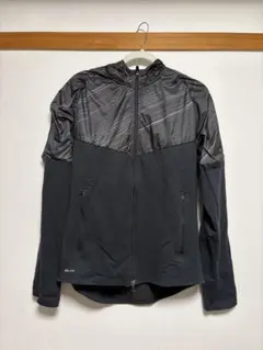 Nike DRI-FIT フルジップウィンドブレーカー 黒
