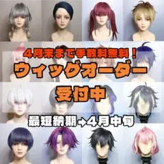 【4月中納品】コスプレウィッグオーダーページ【受付中！】