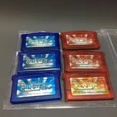 ゲームボーイアドバンス ソフト ポケットモンスター ルビーサファイア 6本セット
