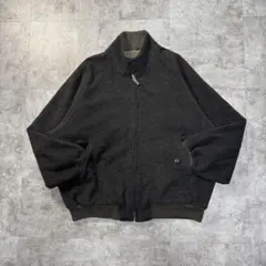 90s short wool Harrington jacket