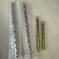 【新品 未使用】こどもちゃれんじ トレインえんぴつ しまじろう 虹色 鉛筆のサムネイル