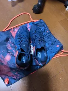 Nike Force 9 サッカーシューズ ネイビー/オレンジ