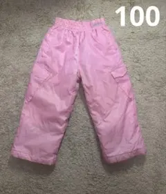 SMOGPERFORMER ズボン 100 ピンク 防寒 雪遊び 汚れアリ