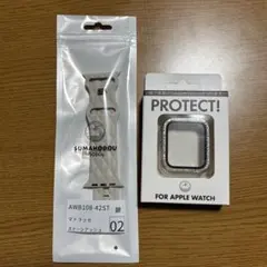 りんご堂 Apple Watch44mm バンド・カバー