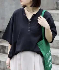 MONO-MART ドロップショルダー オーバーサイズ半袖Tシャツのサムネイル