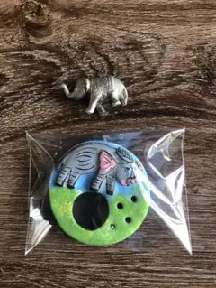 ゾウさん　アジアンお香立て