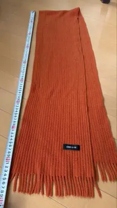 【送料込み】COMME CA ISM オレンジマフラー　男女兼用