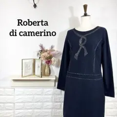 Roberta di Camerino★ ワンピース　スウェード　ラインストーン