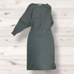 ニット 冬 ワンピース