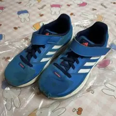 adidas スニーカー　20.0cm 青　アディダス　運動靴