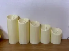 LEDキャンドル 5点セット インテリア ウェディング