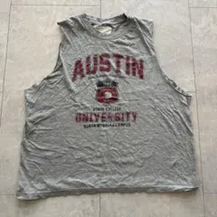Ungrid AUSTIN ノースリーブカットソー グレー　古着　タンクトップのサムネイル