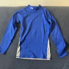 Under Armour ColdGear YXL 青 長袖 アンダーシャツ