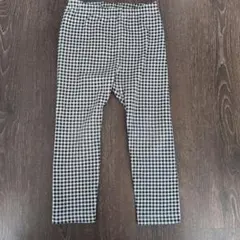 ギンガムチェック柄レギンス　ユニクロ　UNIQLO