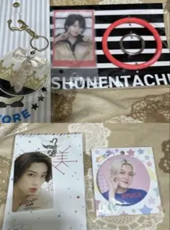 佐藤龍我 少年たち スマホストラップ 美少年 キーホルダー 4点セット