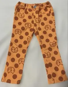 BIT'Z パンツ 95 ドット柄　猫　水玉　オレンジ