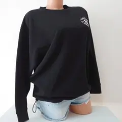 MLB ニューヨーク ヤンキース 刺繍ロゴ スウェット トレーナー 裾ドロスト