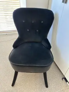 Ikea remstaベルベット 1人掛けソファ