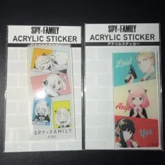 SPY×FAMILY アクリルステッカー 2枚セット
