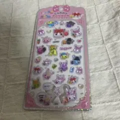 キャンディボンボンステッカー　ほっぺちゃん　ピンク
