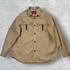 【希少Levi's RED】リーバイスレッド ワークシャツジャケット キャメル