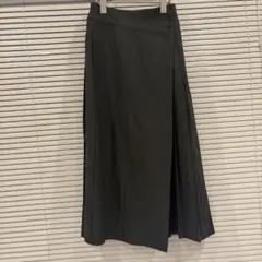 【beams boy】ラッププリーツロングスカート グレーのサムネイル