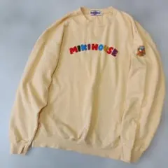 希少 MIKIHOUSE ミキハウス クルーネックトレーナー ロゴ メンズ Lのサムネイル