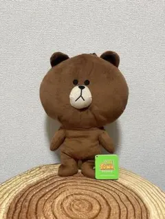 ブラウン ぬいぐるみ ジッパー付き