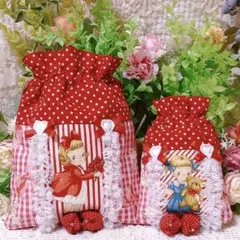 *:..。o♬*゜マーガレット&ソフィー❤️巾着セット*:..。o♬*゜