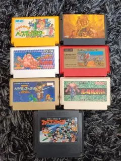 ジャンク品　ファミリーコンピュータソフト7本セット
