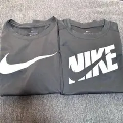 NIKE ブラック Tシャツ ロゴプリント　２枚セット