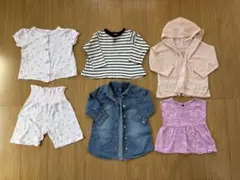《petit main、babyGAPほか》90サイズ まとめ売り 5点セット