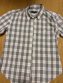 本日限定値下げ Burberry チェック柄 半袖シャツ S 2026年最新