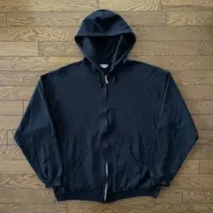 ジップパーカー 黒