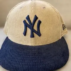 ニューエラ　ニューヨークヤンキース　59FIFTY キャップ／コーデュロイ