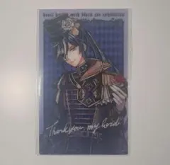 あくねこ あくねこ展 ボスキ リボンチャーム 色紙 缶 カード用ケース 悪魔執事と黒い猫展 ~DEVIL BUTLER WITH BLACK CAT EXHIBITION
