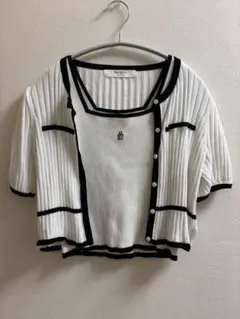 2026年最新】TROIS logo bicolor rib knit setの人気アイテム - メルカリ