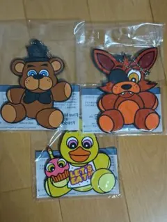 Five Nights at Freddy's ラバーキーホルダー 3点