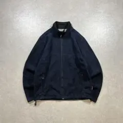 90s 00s Eddie Bauer フリースジャケット ドローコード付き